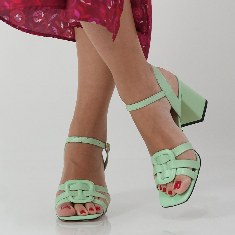 SANDALE ELEGANTE FIORE FINO