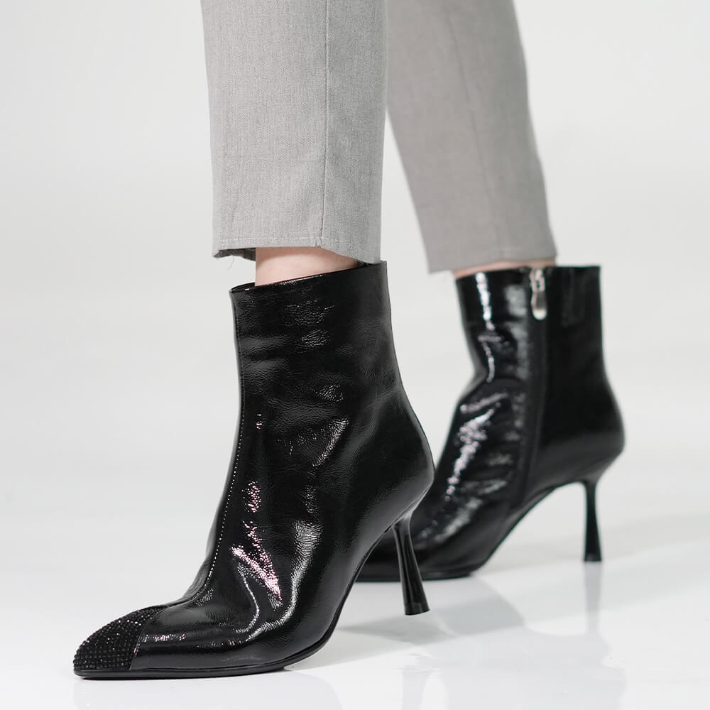 BOTINE ELEGANTE FIORE FINO