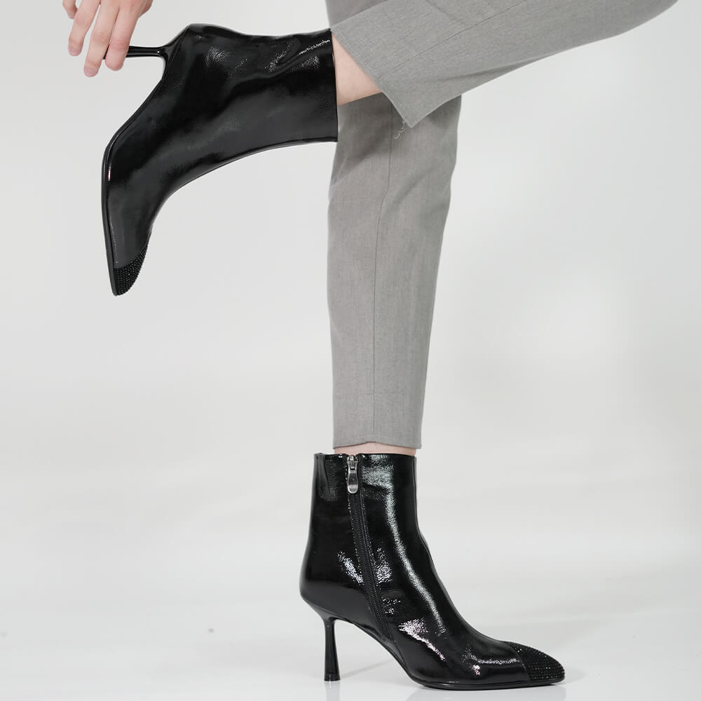 BOTINE ELEGANTE FIORE FINO
