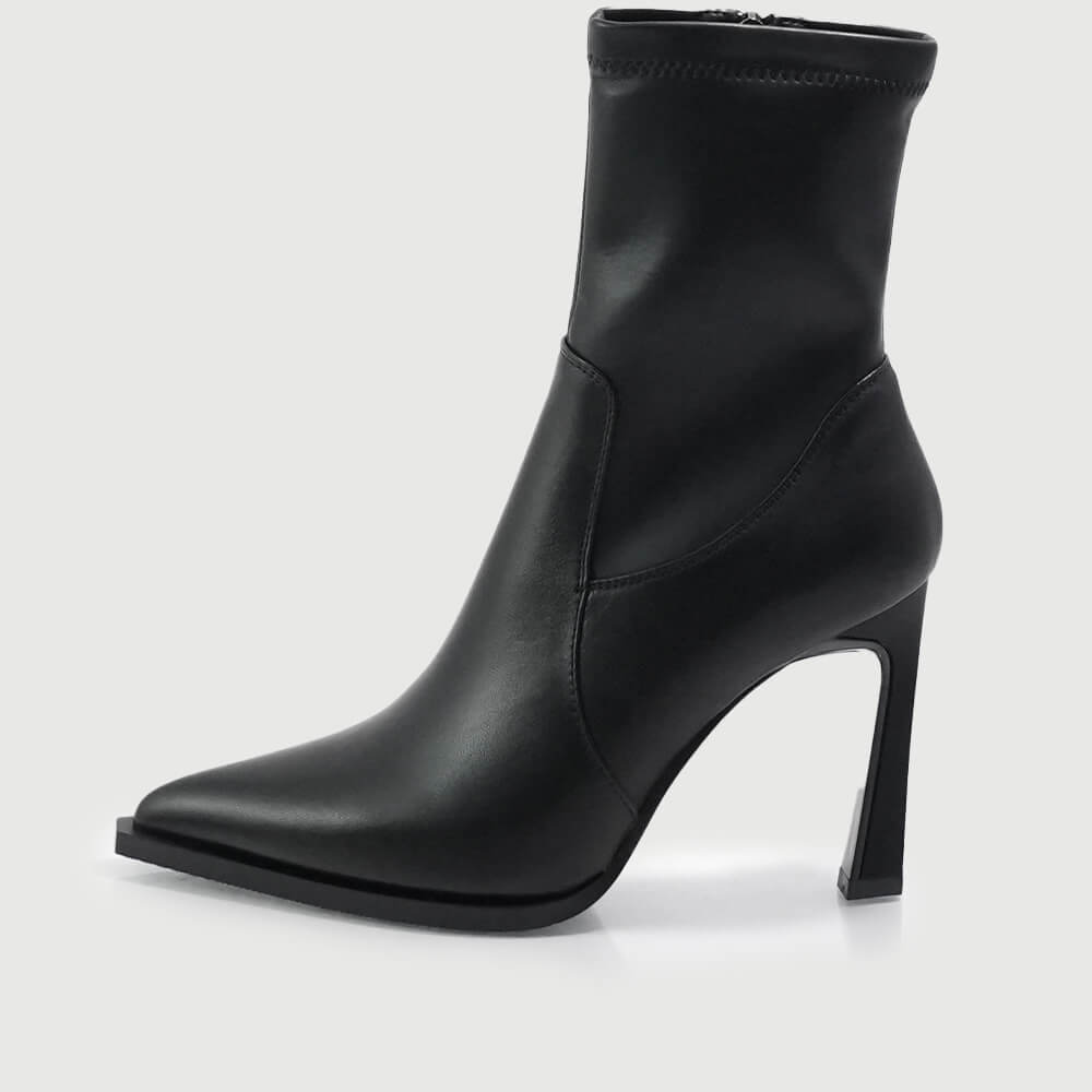 BOTINE FIORE FINO CU STRETCH