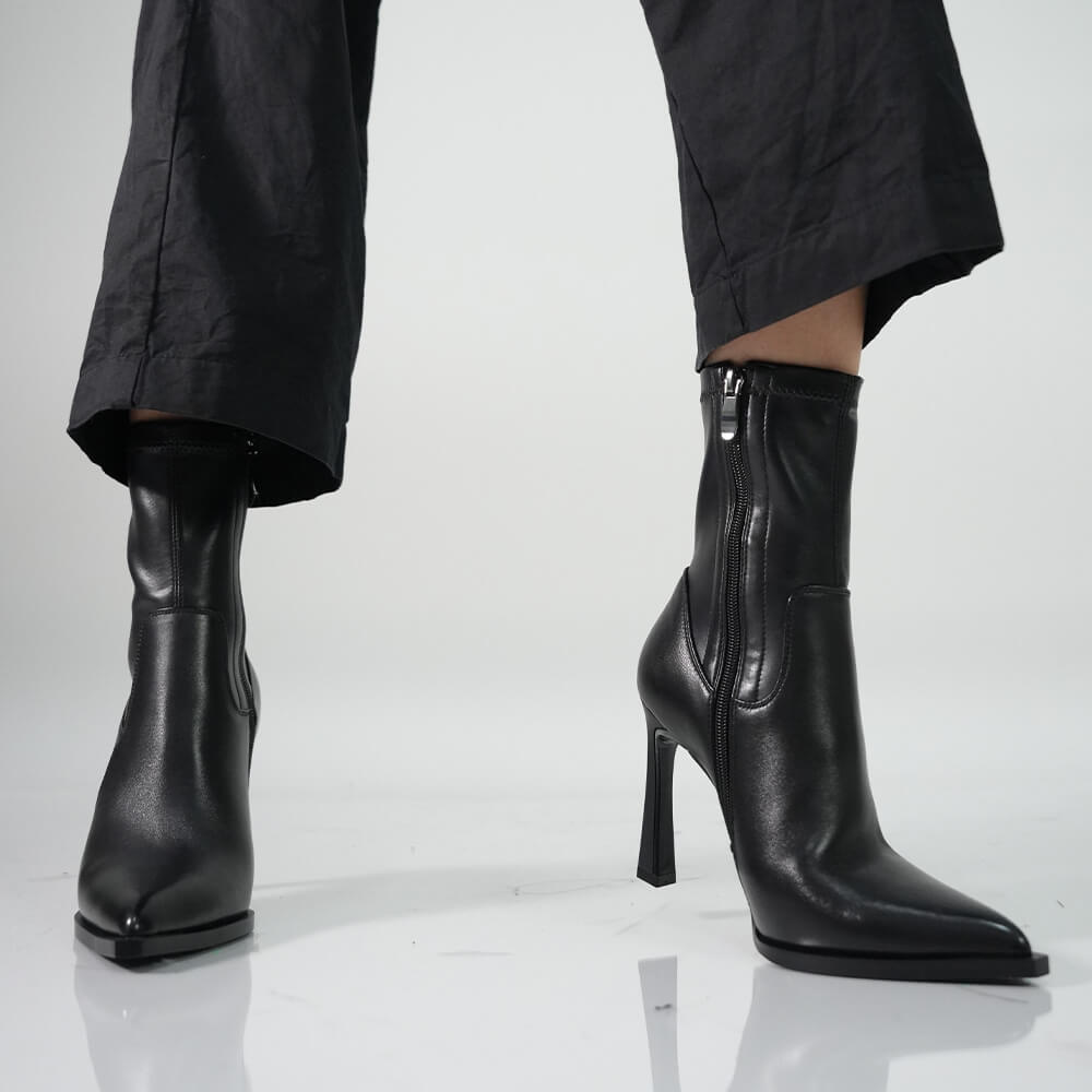 BOTINE FIORE FINO CU STRETCH