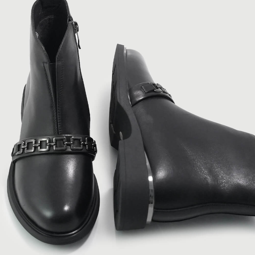 GHETE CASUAL CU ACCESORIU METALIC
