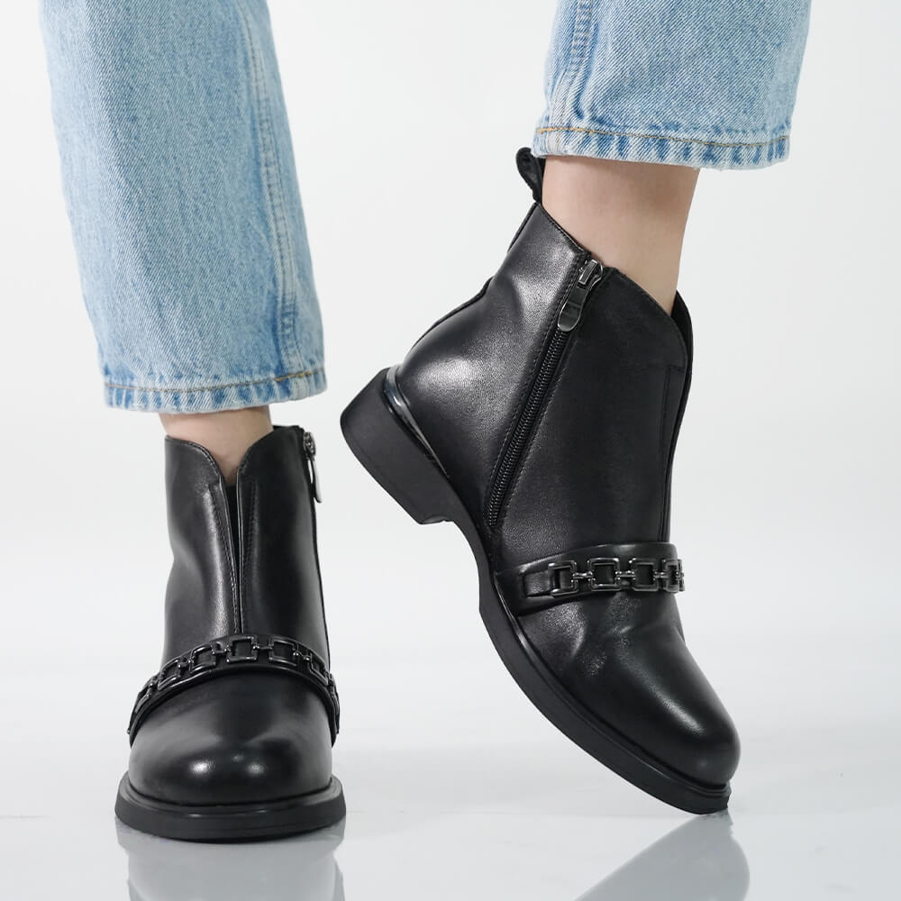 GHETE CASUAL CU ACCESORIU METALIC