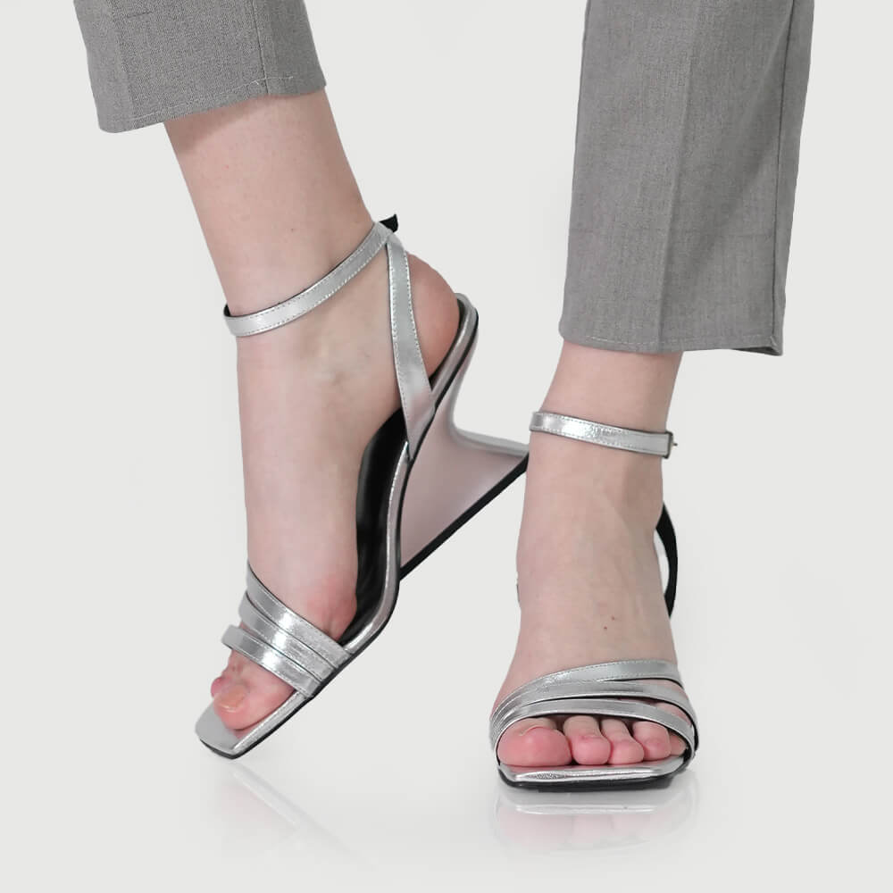 SANDALE ELEGANTE FIORE FINO